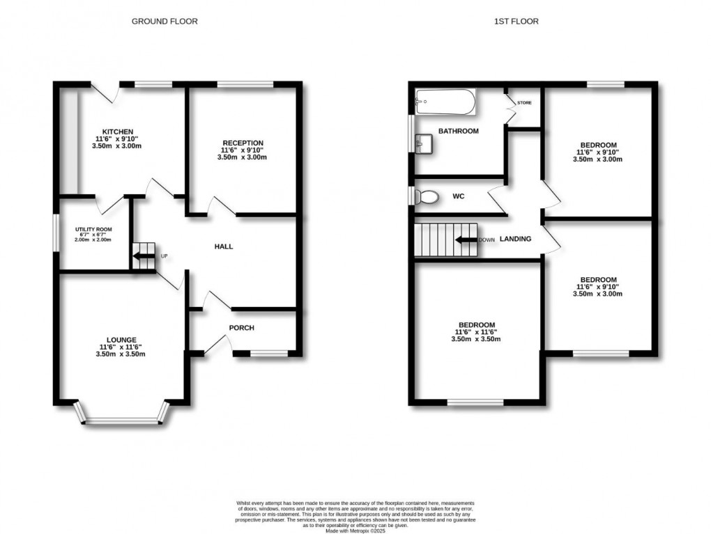 Floorplan for Trafalgar Road, Swinley, Wigan, WN1 2BB
