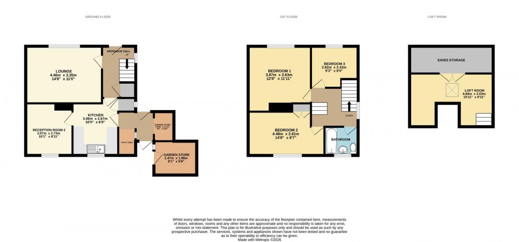 Floorplan for Foster Avenue, Ince, Wigan, WN3 4QT
